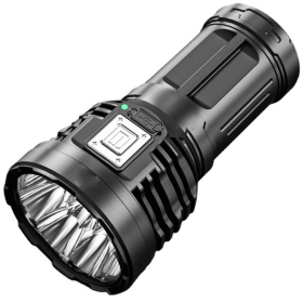 Super Bright Led Torch Light Flashlight Outdoor 30W, USB Rechargeable 1500mAh Led Torch, Mini Flashlight Home Emergency Light (Option: Black)